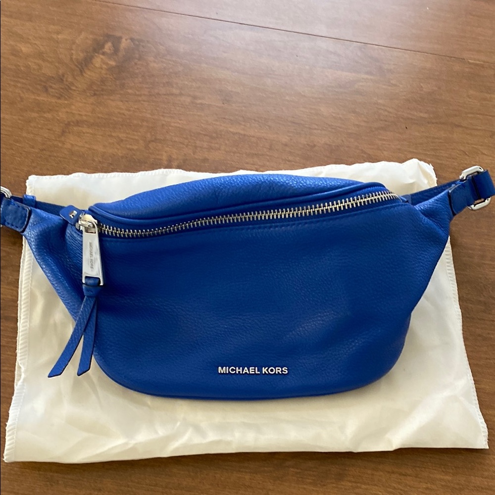 Michael Kors Vibrant Blue Belt Bag